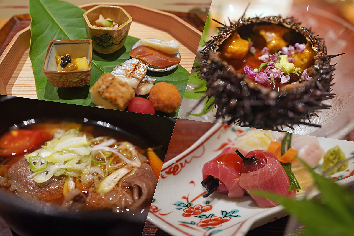 晚餐則有傳統的會席料理。