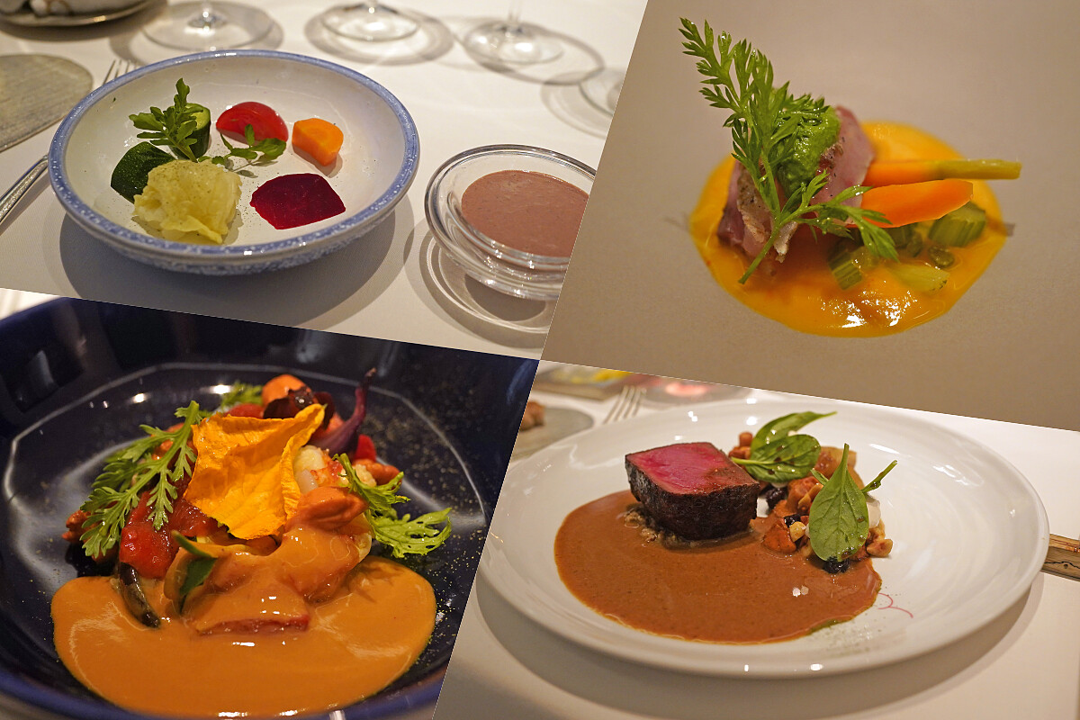 他的料理風格著重食材平衡，擅長海鮮與蔬菜的搭配。