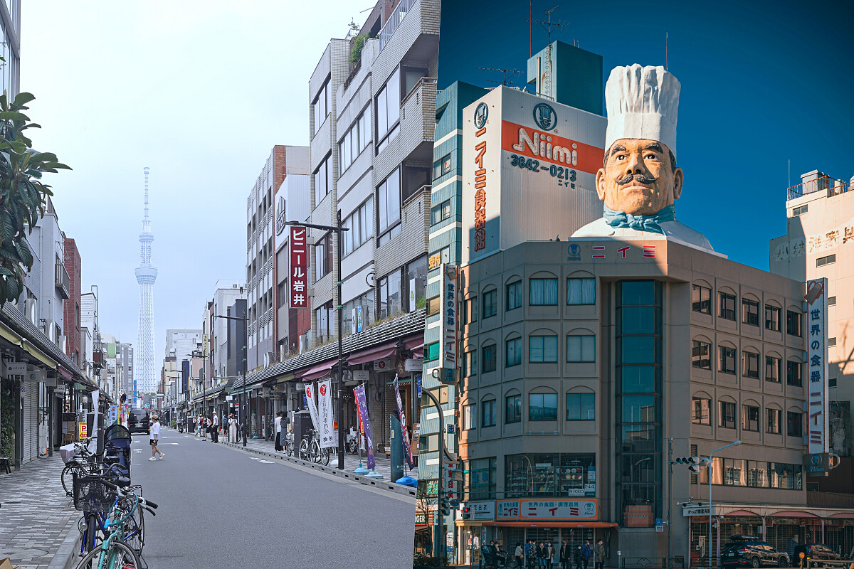 跟隨 NHK 人氣烹飪節目《Bento Expo》主持人 Marc Matsumoto 來一趟合羽橋散策。