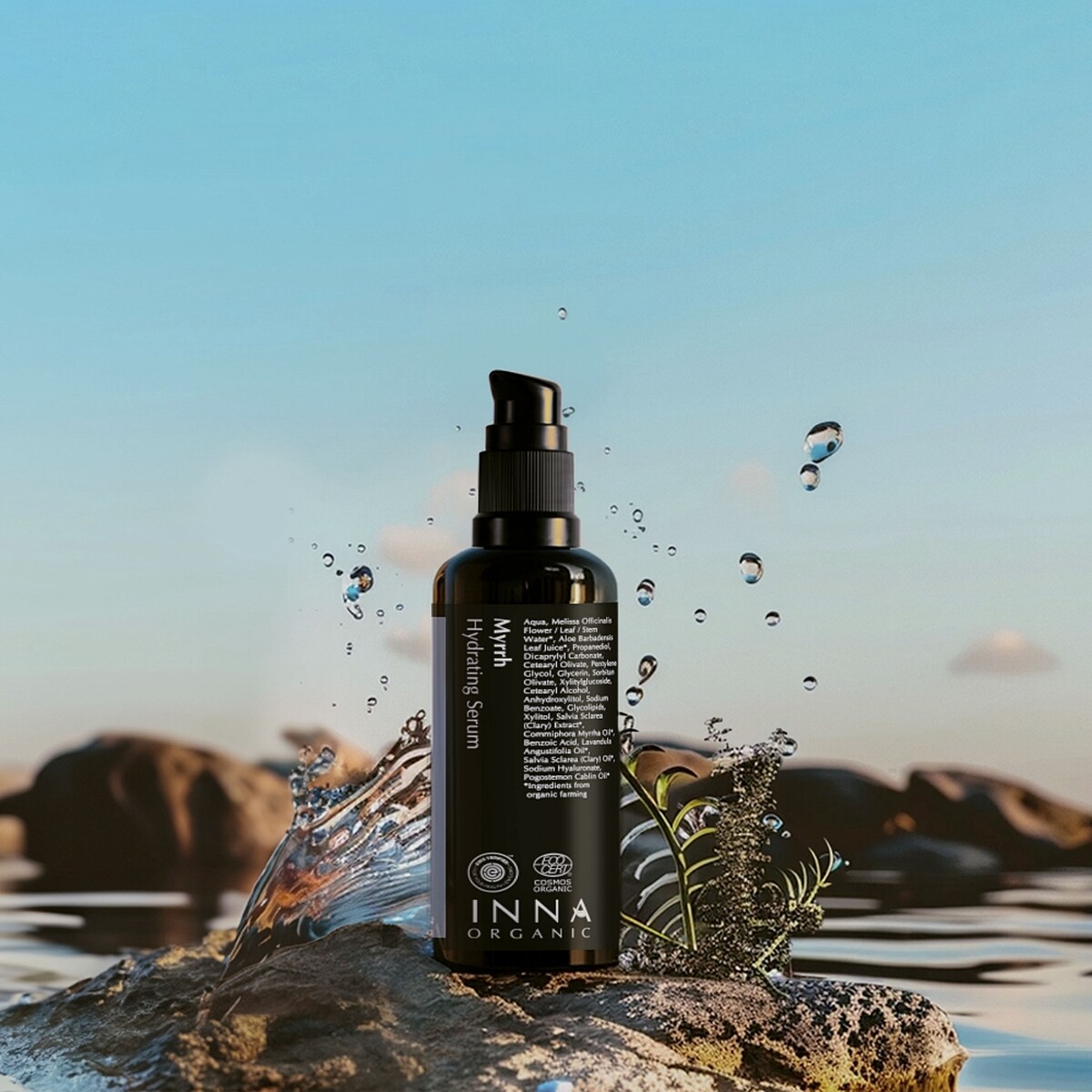 inna organic童顏有機没藥水潤保濕精華50ml,NT1,680