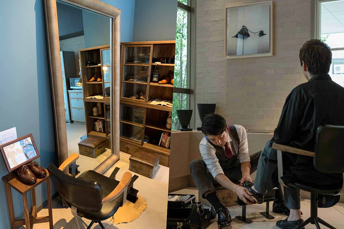 專屬理鞋區，能向飯店提前預約服務。