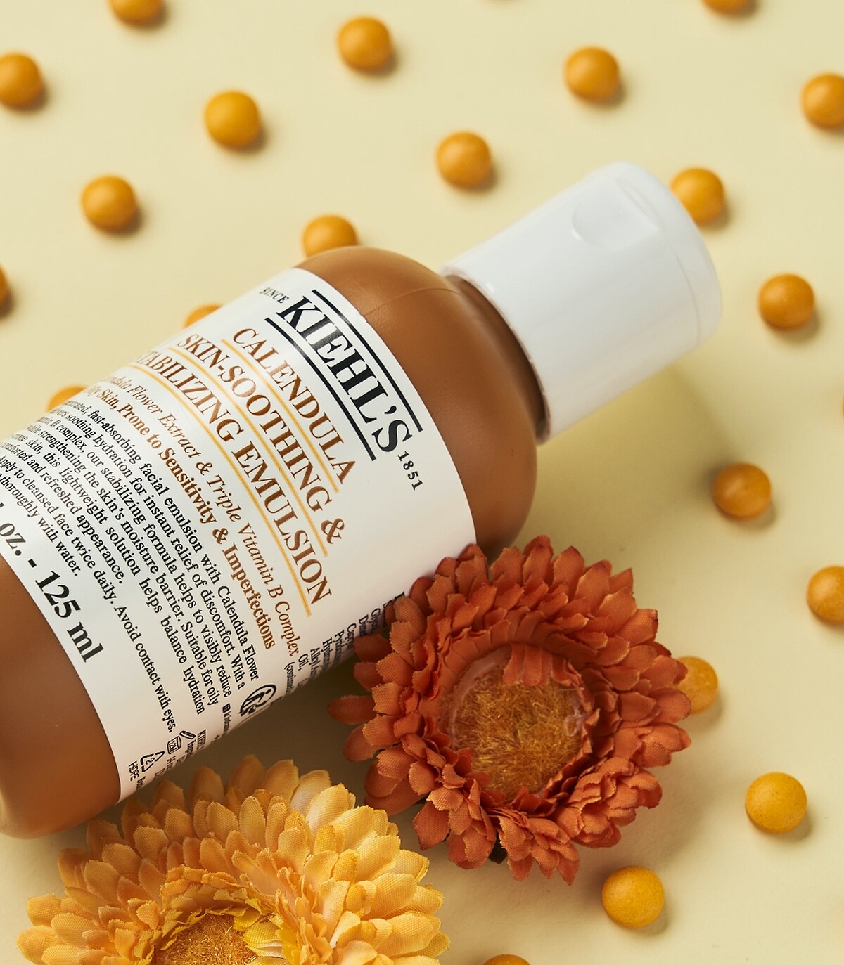 Kiehl&rsquo;s契爾氏金盞花B群保濕乳液情境圖。