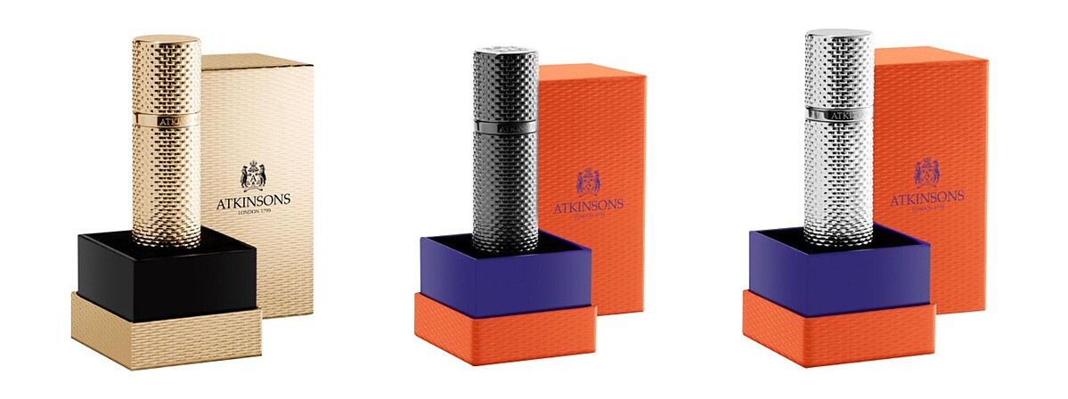 Atkinsons皇室御用香水外套，共三款，黃金/白銀/黑鑽 $3,750