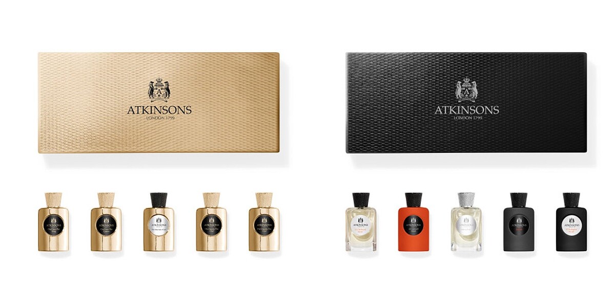 阿特金森 英倫典藏迷你淡香精5件組，NT2,380，阿特金森 皇家沉香迷你淡香精5件組，NT:2,580
