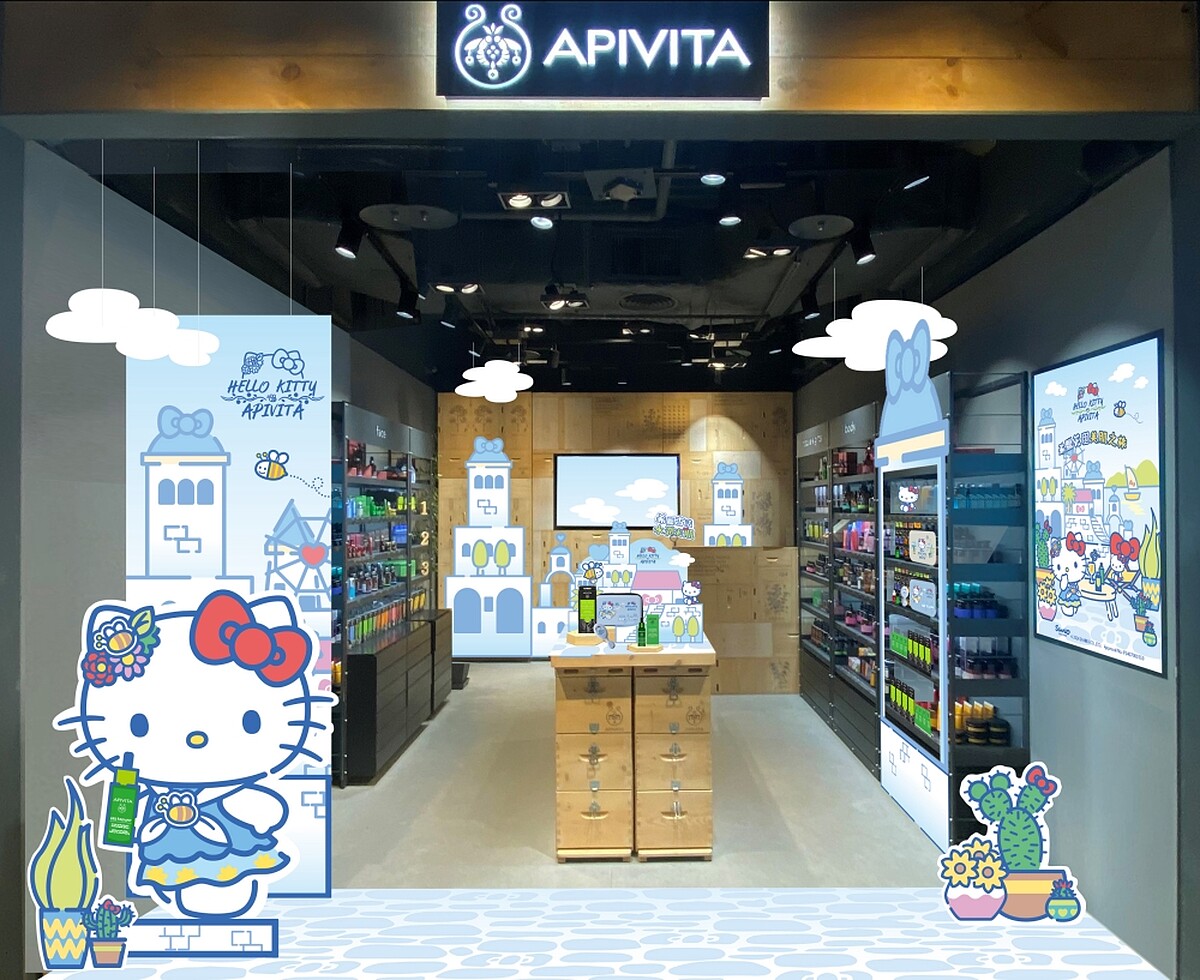 APIVITA台北新光A11專櫃希臘花園。