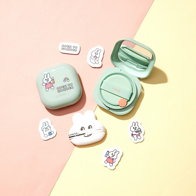LANEIGE蘭芝xBUNNI KONBINI情境圖。