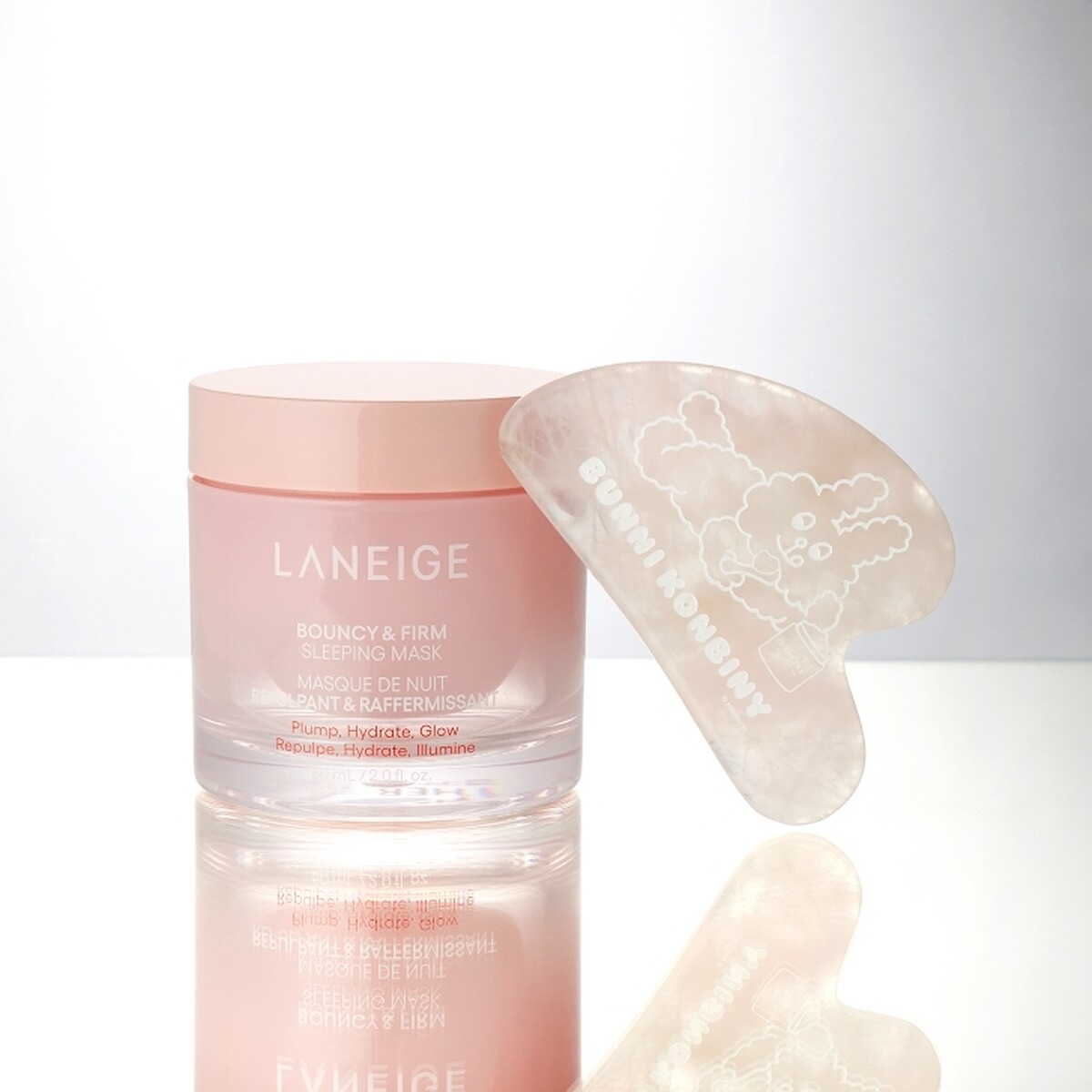 LANEIGE蘭芝xBUNNI KONBINI情境圖。