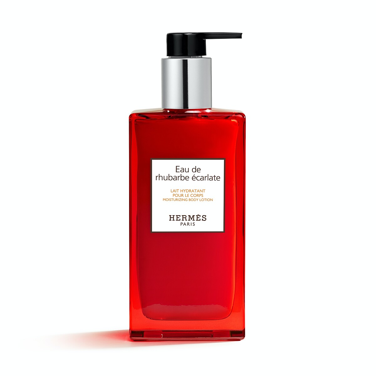 愛馬仕緋紅火參(Eau de rhubarbe écarlate)身體保濕潤膚乳200ml，NT3,190