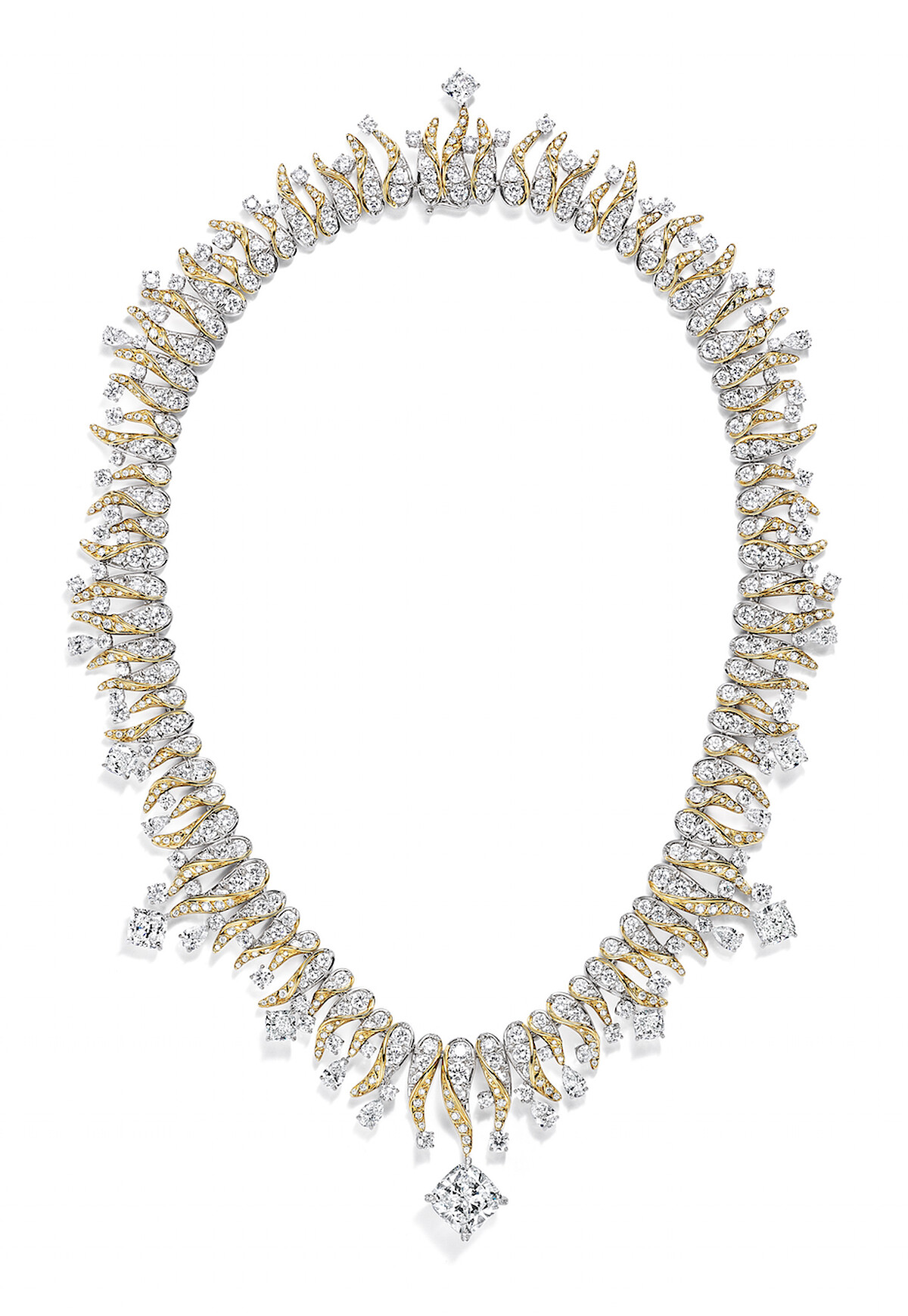 Tiffany & Co. 2024 Blue Book高級珠寶系列Tiffany Céleste 蒼穹萬象（夏季新品）Flames 熾陽之焰 項鍊