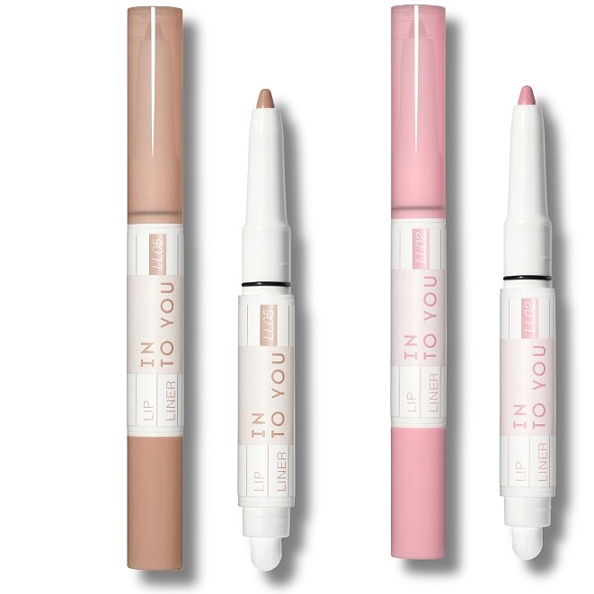 INTO YOU雙頭彩塑唇線筆(共6色)，NT199