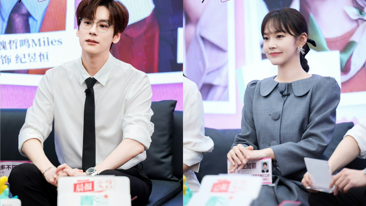 魏哲鳴、張佳寧合體宣傳也超有CP感。