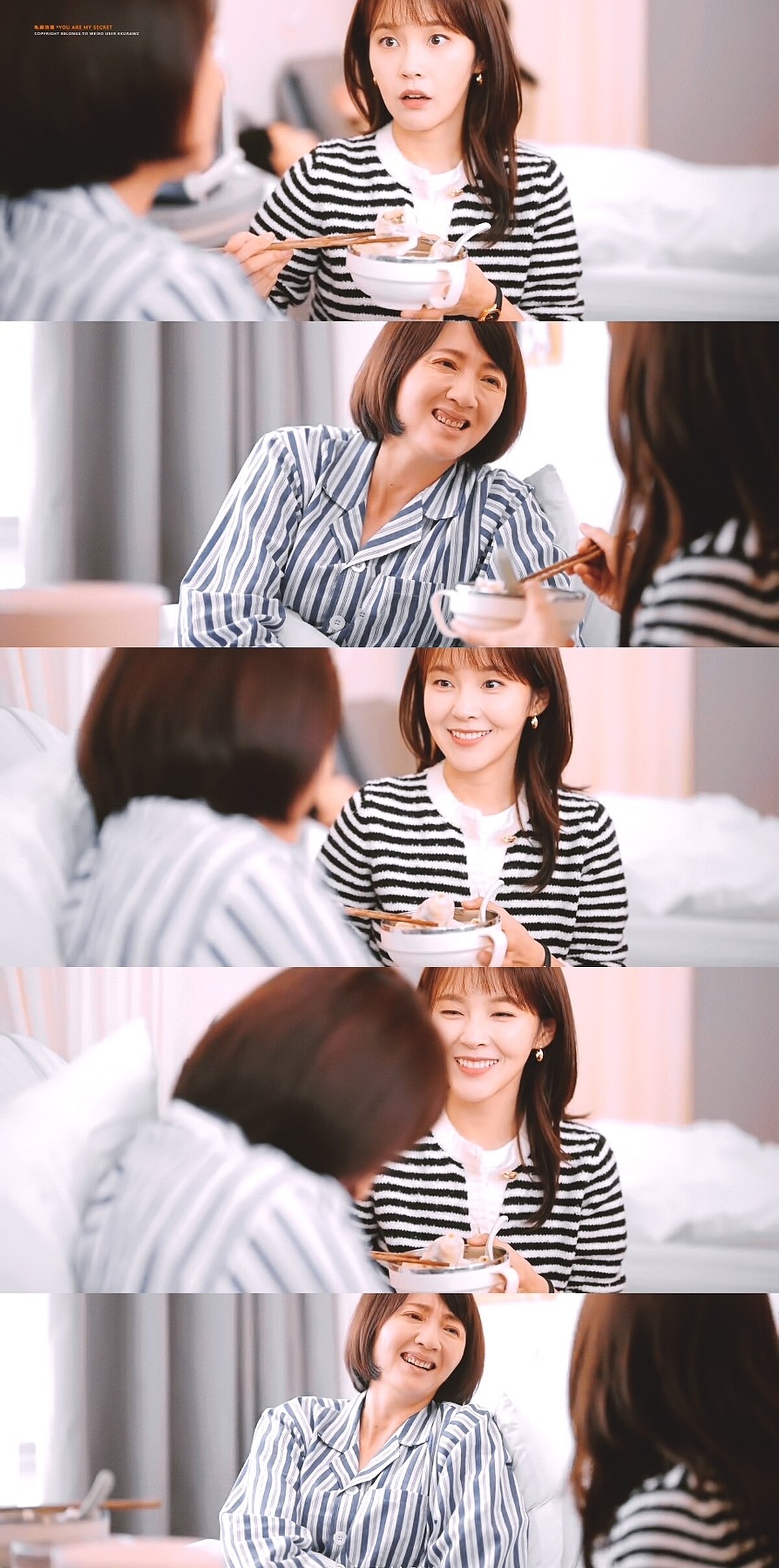 「塗筱檸」幫忙照顧男友母親，相處很融洽。