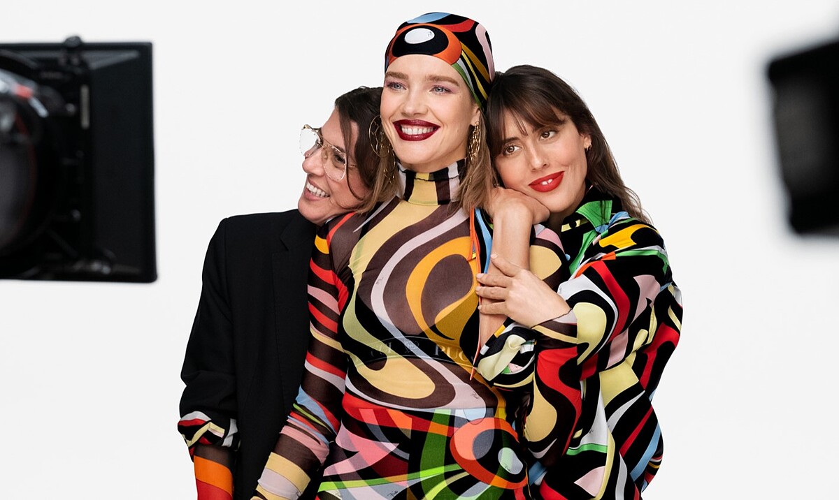 Pucci藝術總監Camille Miceli、 超模Natalia Vodianova、嬌蘭彩妝創意總監Violette