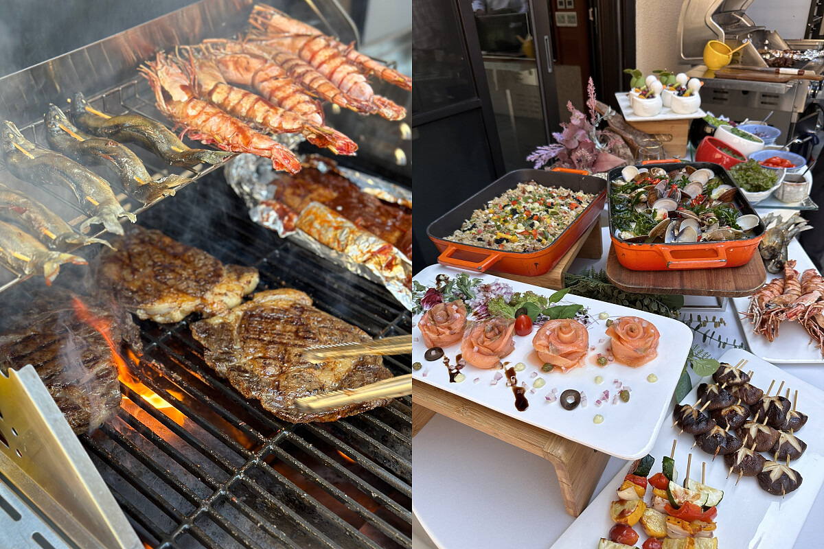 專案提供主廚結合在地特產的豐盛料理,為賓客量身打造專屬的炙烤大餐。