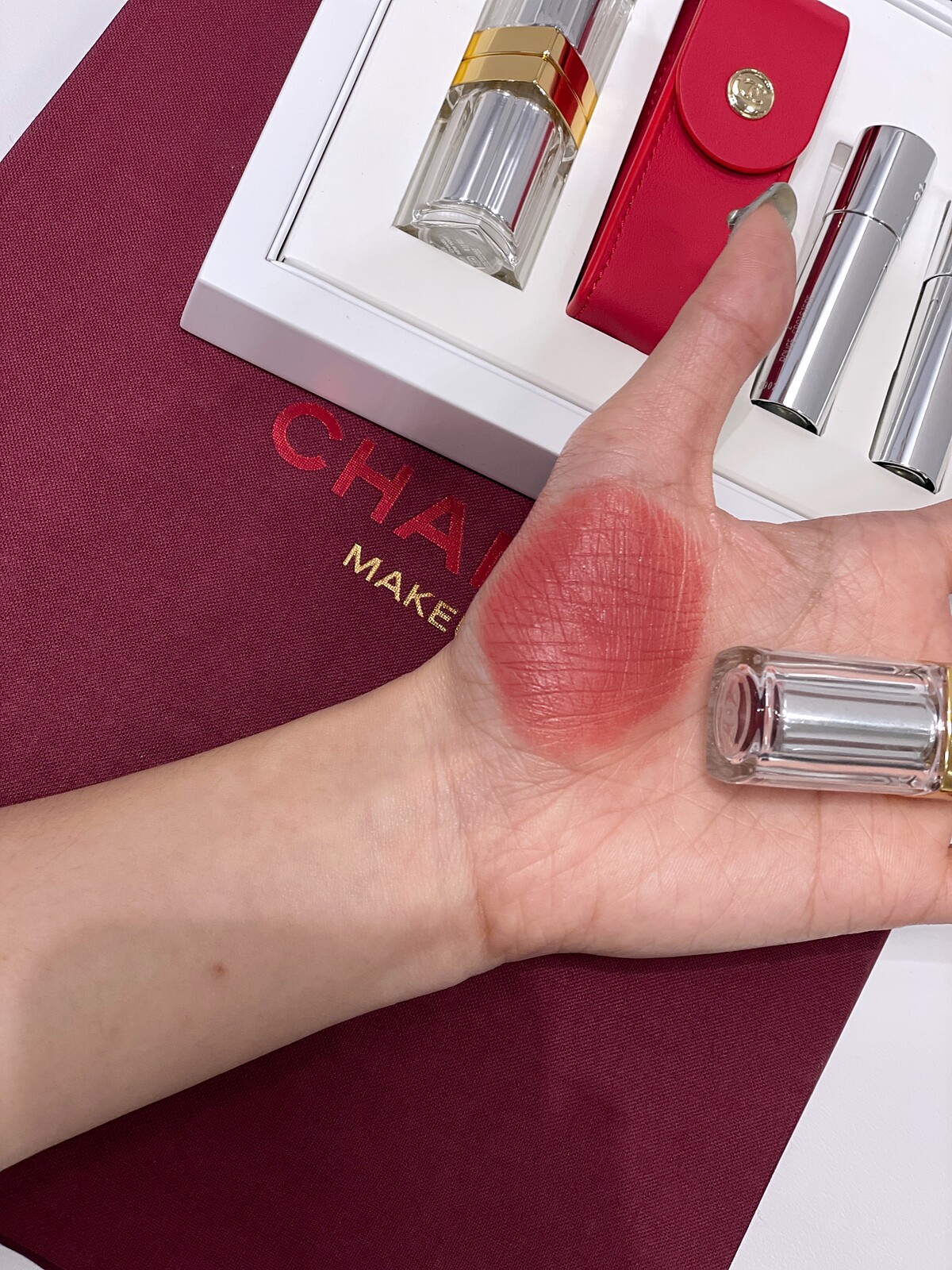 #15工坊絲線 手部試色