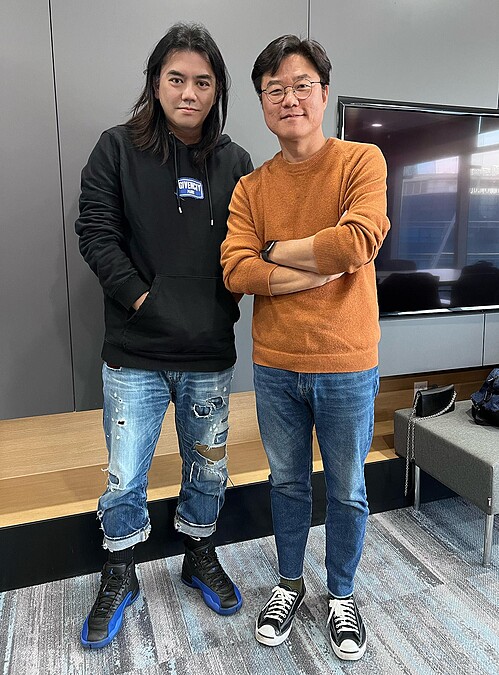 《艾嘉食堂》製作人B2與羅PD