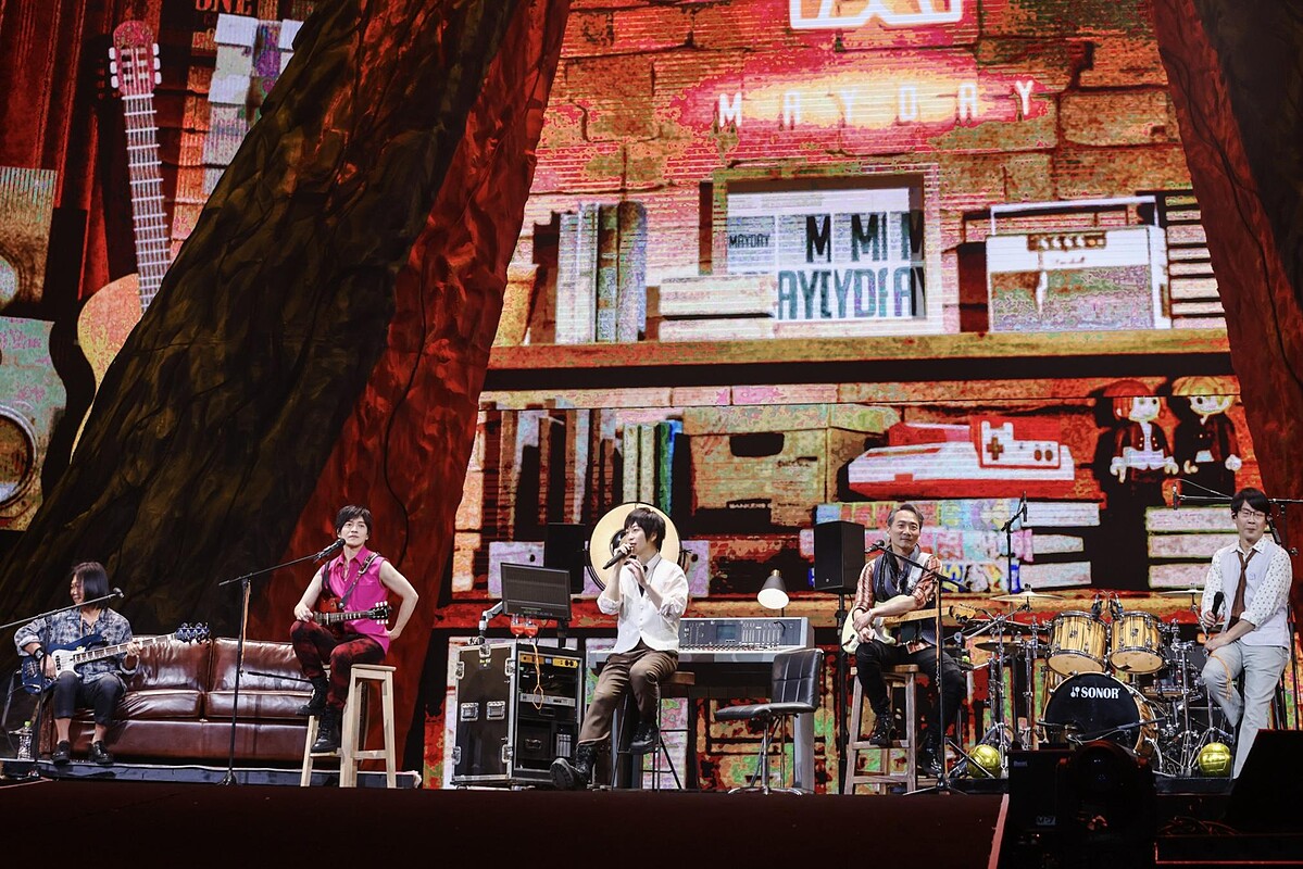 五月天大家來到大雞腿回顧各自創作