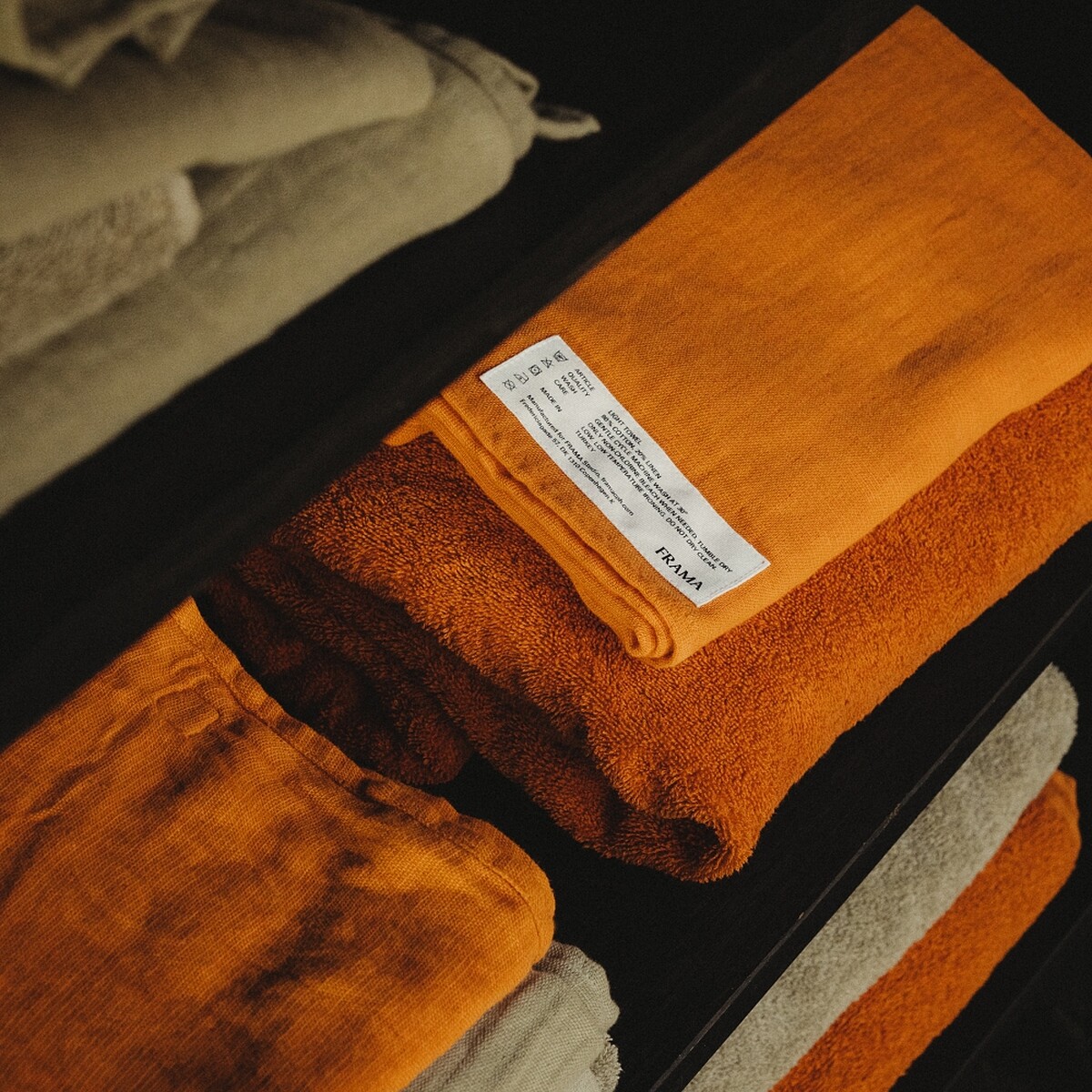 FRAMA毛巾情境。