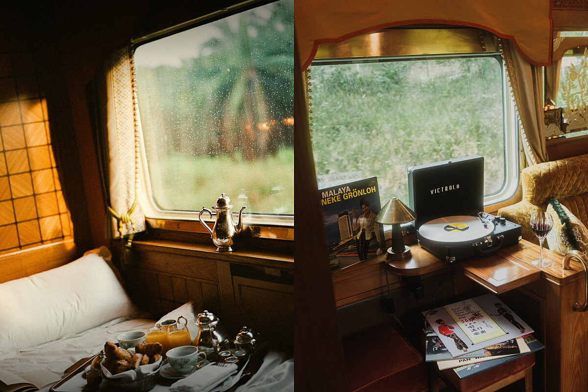 白天,床鋪可轉換成座椅,讓客人能盡情欣賞窗外壯麗的景色。