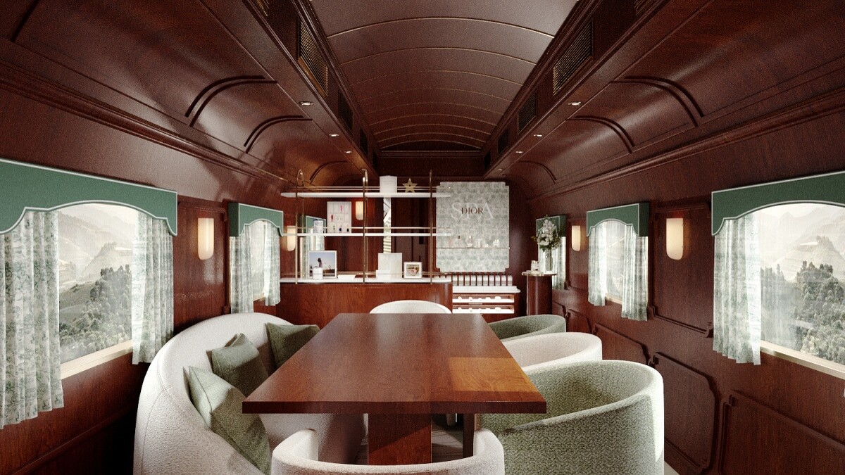 亞洲東方快車設有迪奧水療中心。