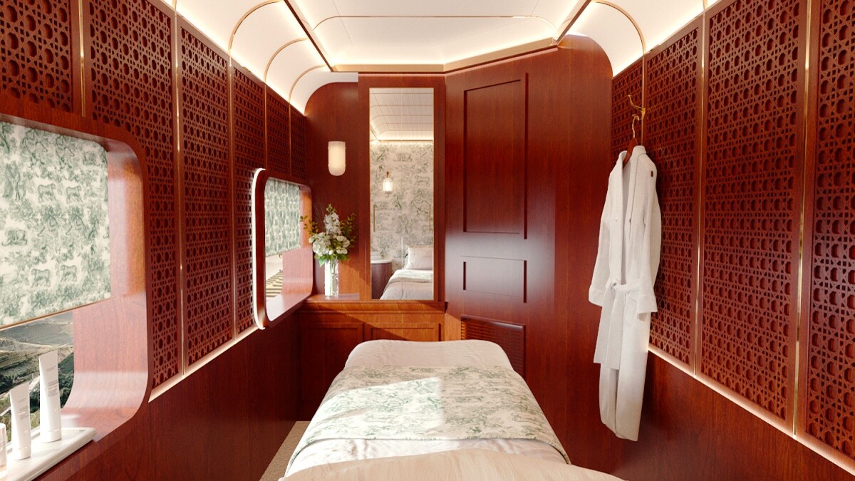 家具上裝飾有代表性的「Tolie de Jouy」圖案,展示了馬來西亞虎的形象。