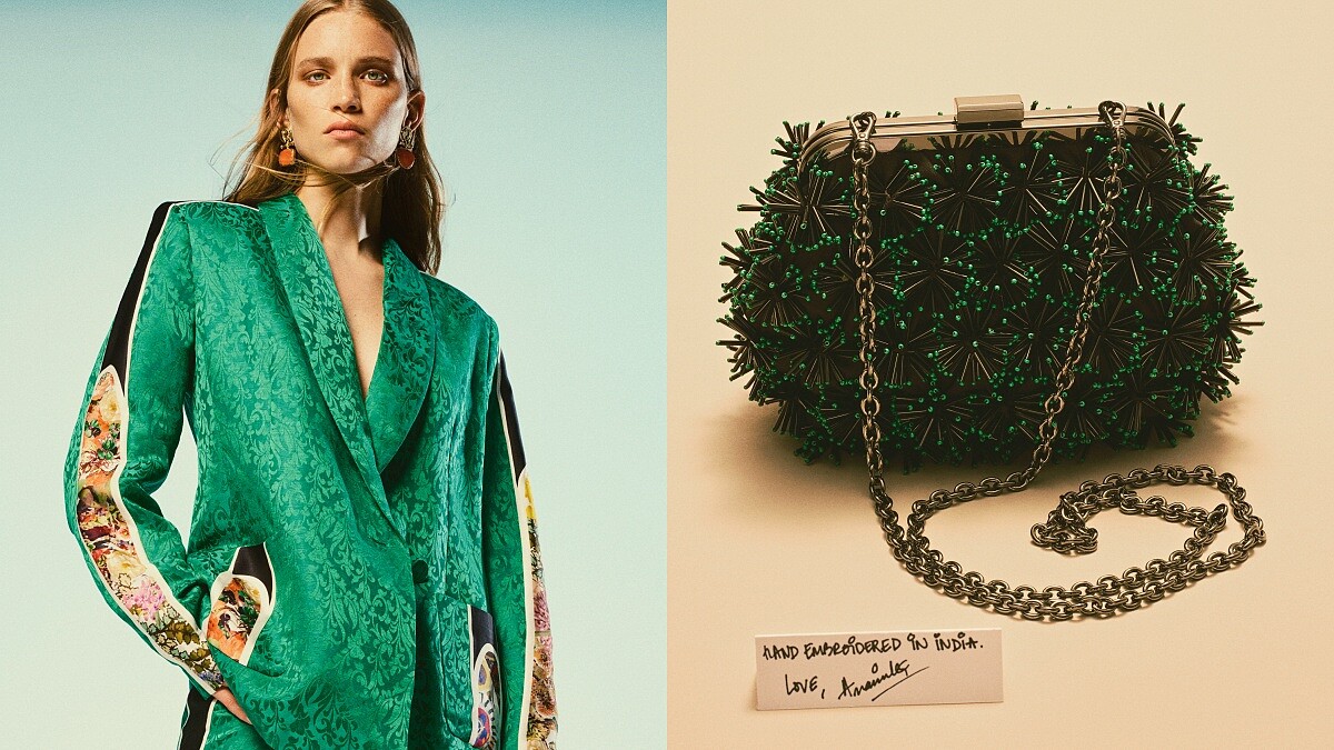 少有的異國風情！H&amp;amp;M與印度設計師Anamika Khanna推聯名，印度富豪妻婚服也出自她手