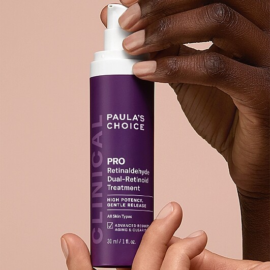 寶拉珍選高效A醛PRO新生精華情境圖。