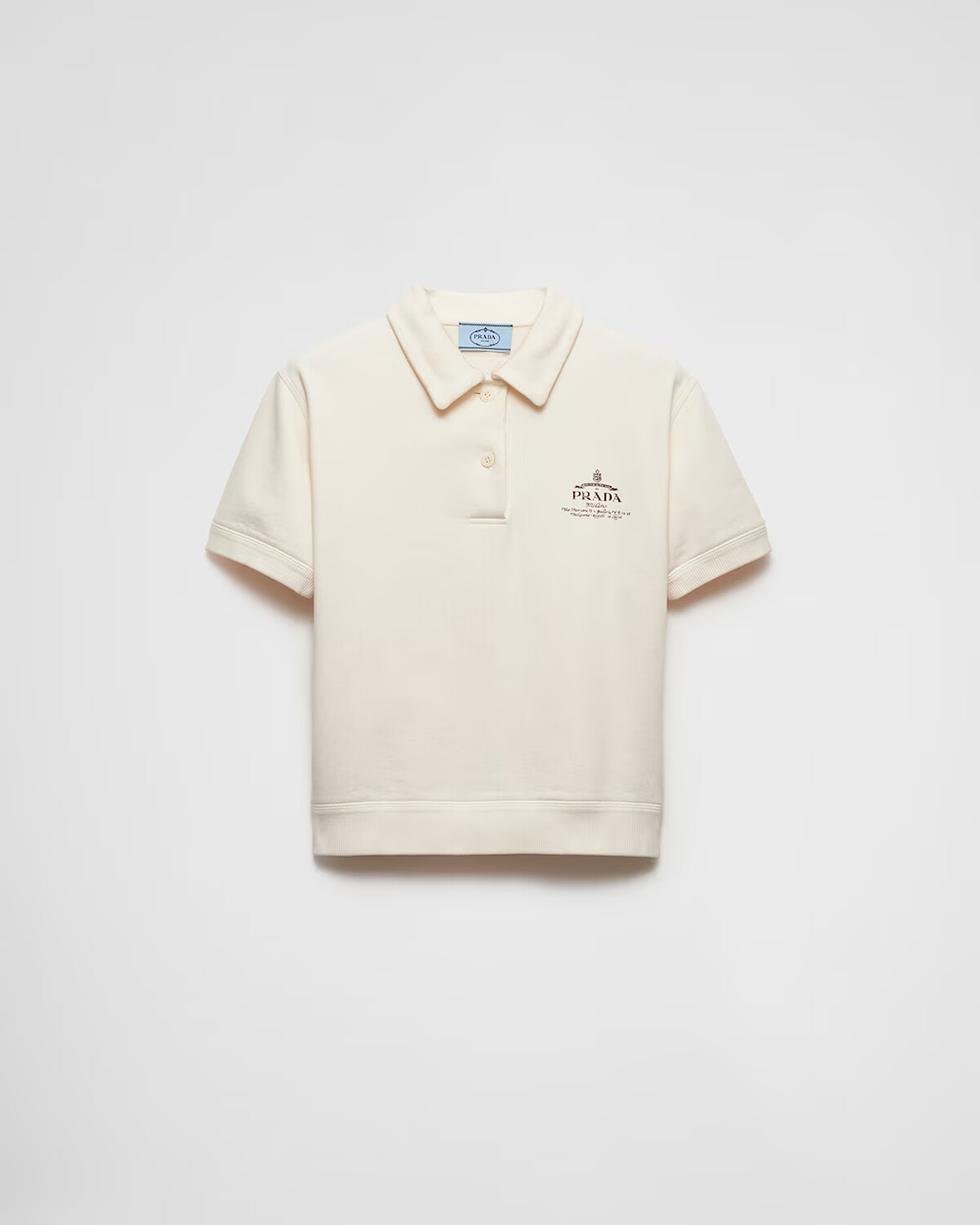 Prada 米白色Polo 衫 NT50,000