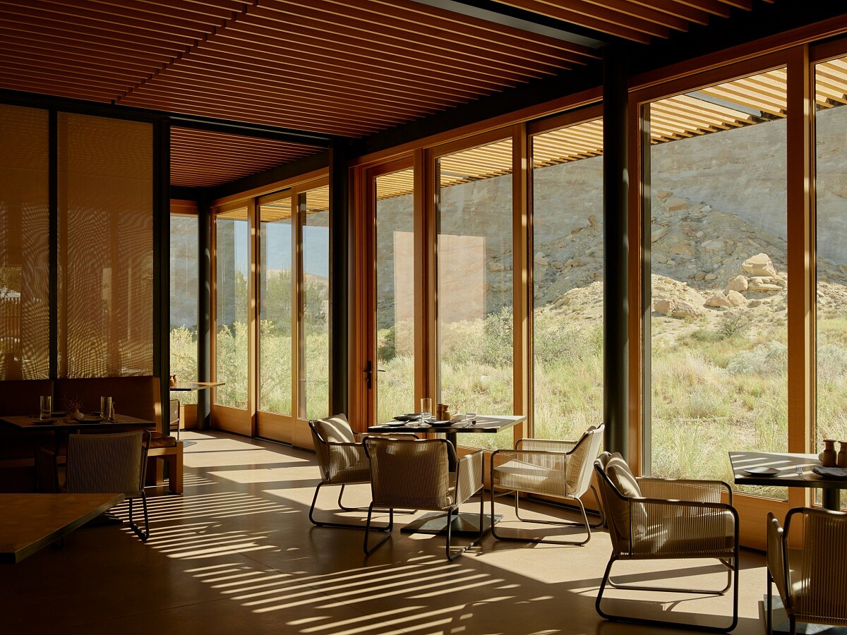 營地餐廳空間。