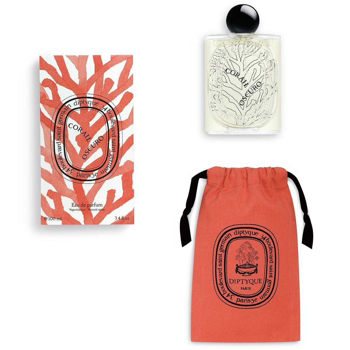 Diptyque Corail Oscuro幽影珊瑚淡香精100ml，NT10,000