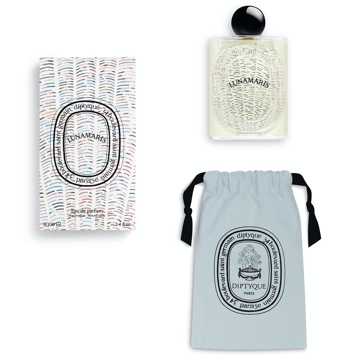 Diptyque Lunamaris潮汐月瑩淡香精100ml，NT10,000