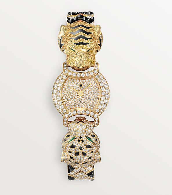 La Panthère美洲豹舖鑲鑽腕錶