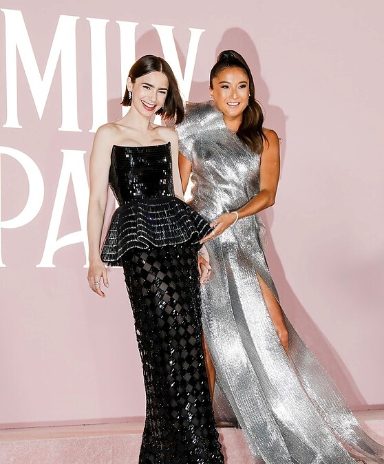 莉莉柯林斯 珠寶私服造型