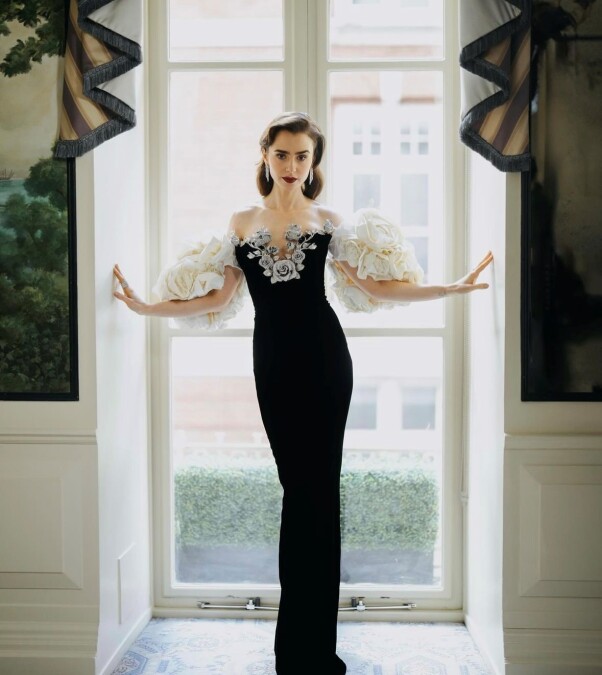 莉莉柯林斯 珠寶私服造型