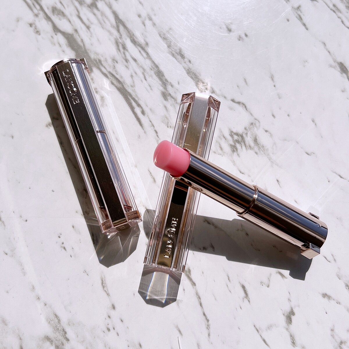 LANCOME蘭蔻唯我玫瑰裸光潤唇膏(#10裸粉玫瑰光),NT1,400