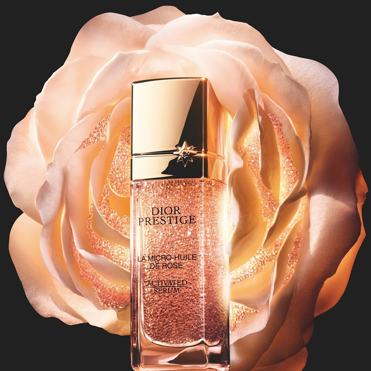 Dior迪奧精萃再生玫瑰微導精露情境圖。