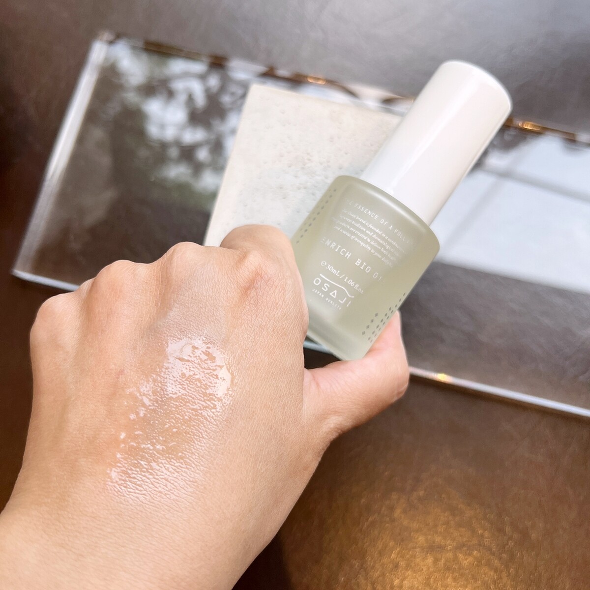 OSAJI原生肌益菌精華質地。