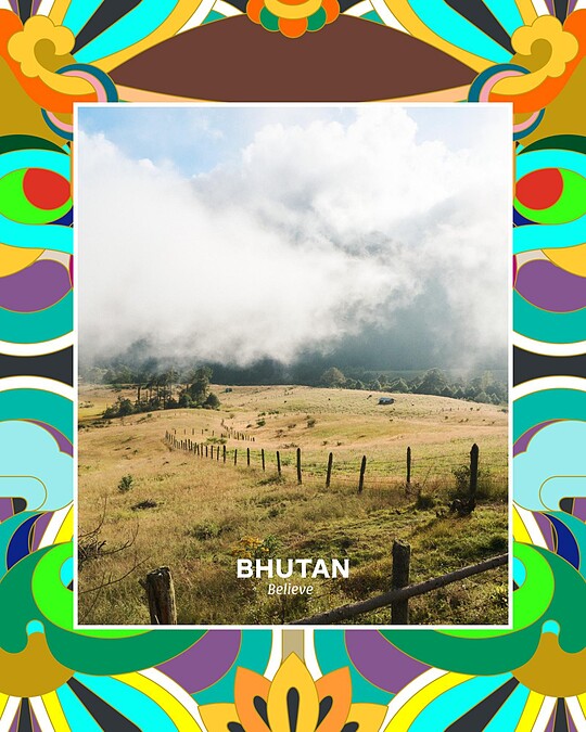 全新品牌「Bhutan Believe」視覺形象。