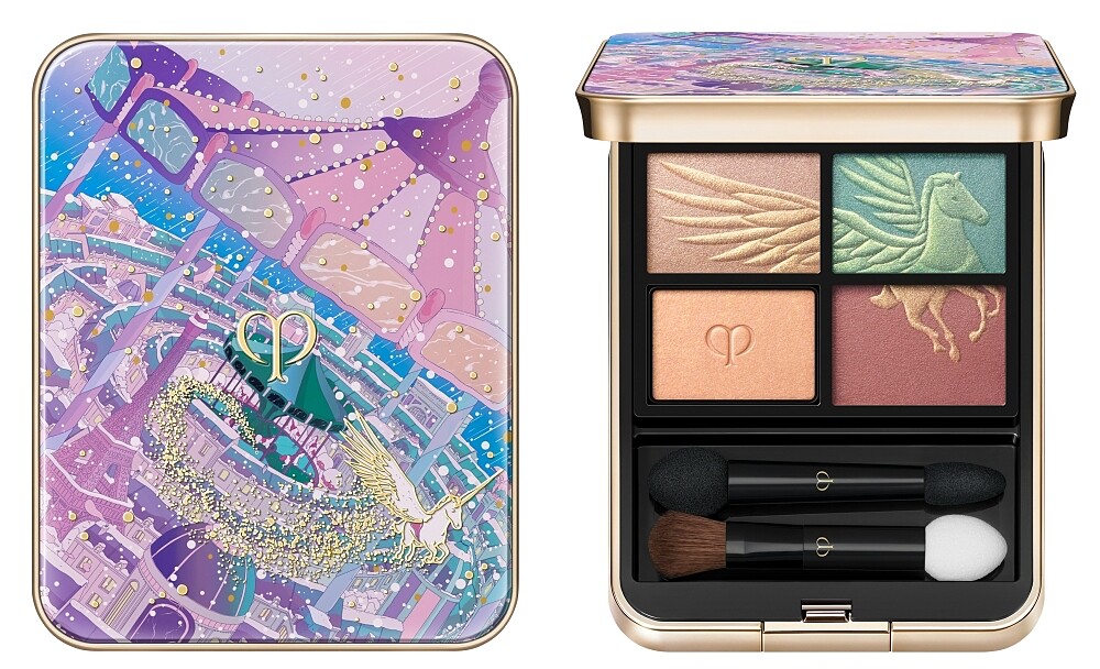 肌膚之鑰幻遊巴黎年度限量系列星鑽光采四色眼影盤(#502)4.5g,NT2,800