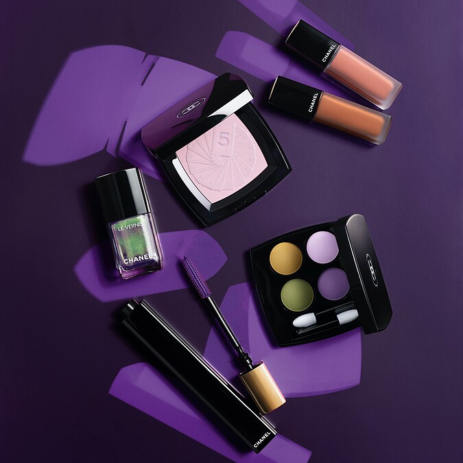 CHANEL香奈兒2024秋妝情境圖。