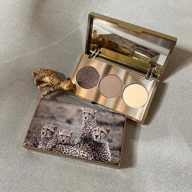 香緹卡2024秋季獵豹三色眼彩盤，NT2,900