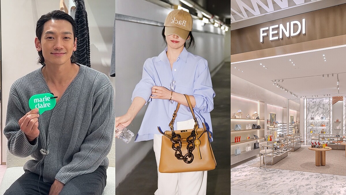 Rain現身FENDI Diamond Towers專門店！全新3包款推薦，鬆弛優雅Peekaboo Soft宋慧喬早拎上