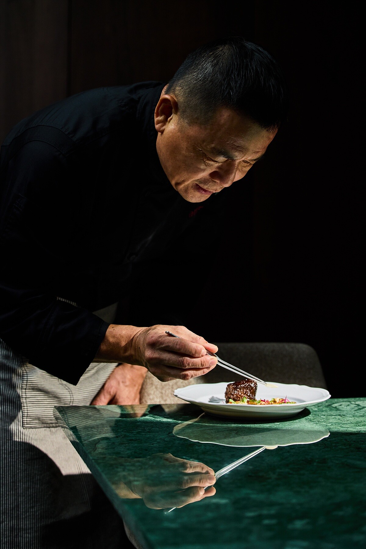 「aMaze」的總主廚來頭不小,是曾在亞都麗緻飯店天香樓擔任中餐行政總主廚長達27年的楊光宗。