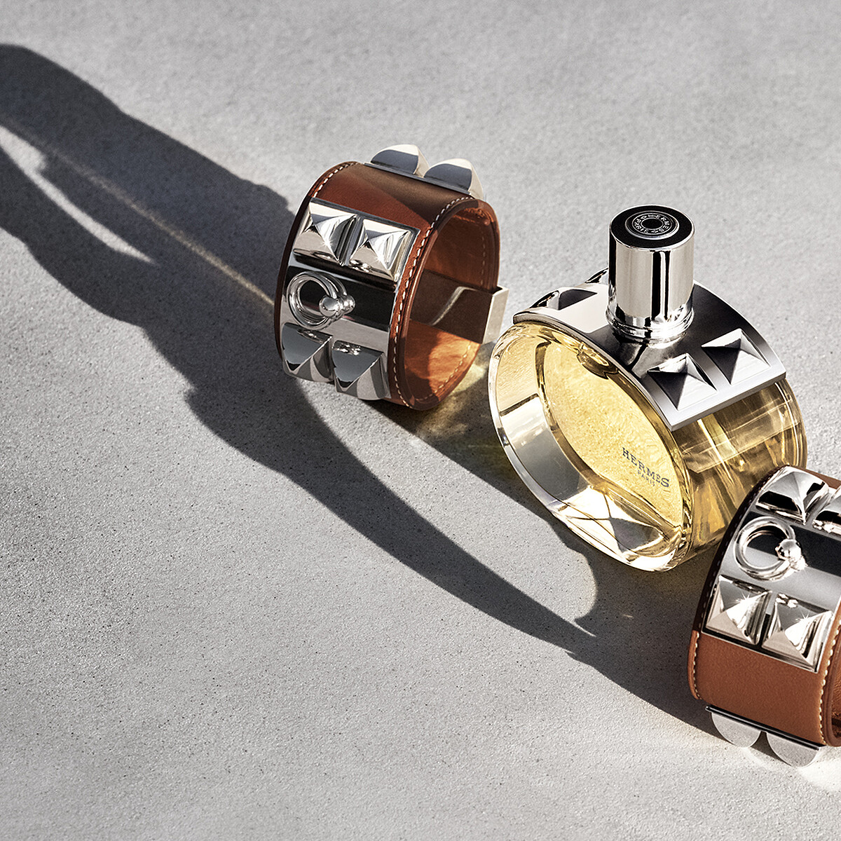 Hermès愛馬仕Barénia淡香精視覺圖。