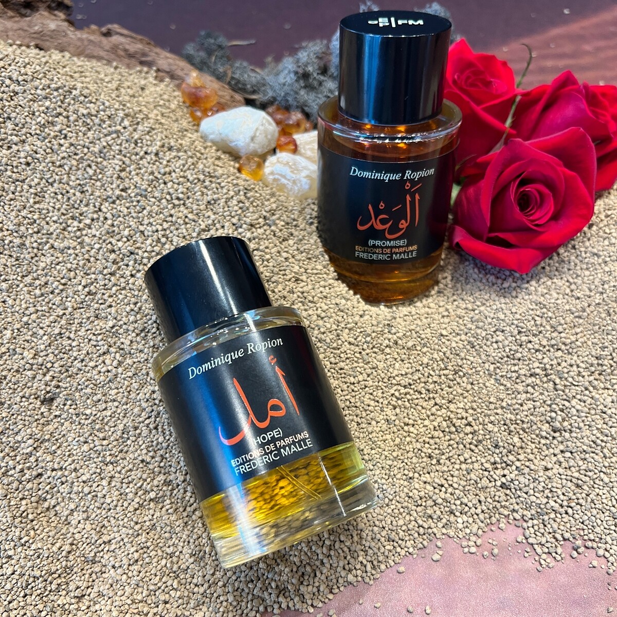 EDPFM馥馬爾香氛出版社Desert Gems沙漠珍礦收藏系列的Promise諾言香精、Hope信仰香精。