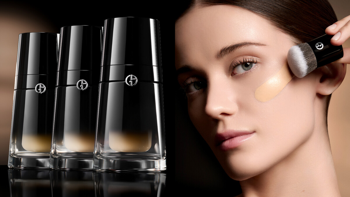 圖片來源: Armani Beauty | 黑曜岩奢光精萃｜30ml定價5,900元、補充瓶｜30ml定價4,500元