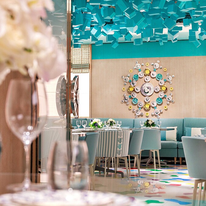 去年底亞洲首間「Blue Box Caf&eacute; 」在台北開幕。