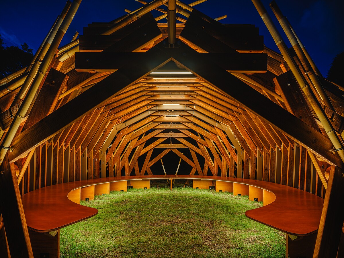 大農大富平地森林園區藝術裝置《築巢VII-台灣野豬》