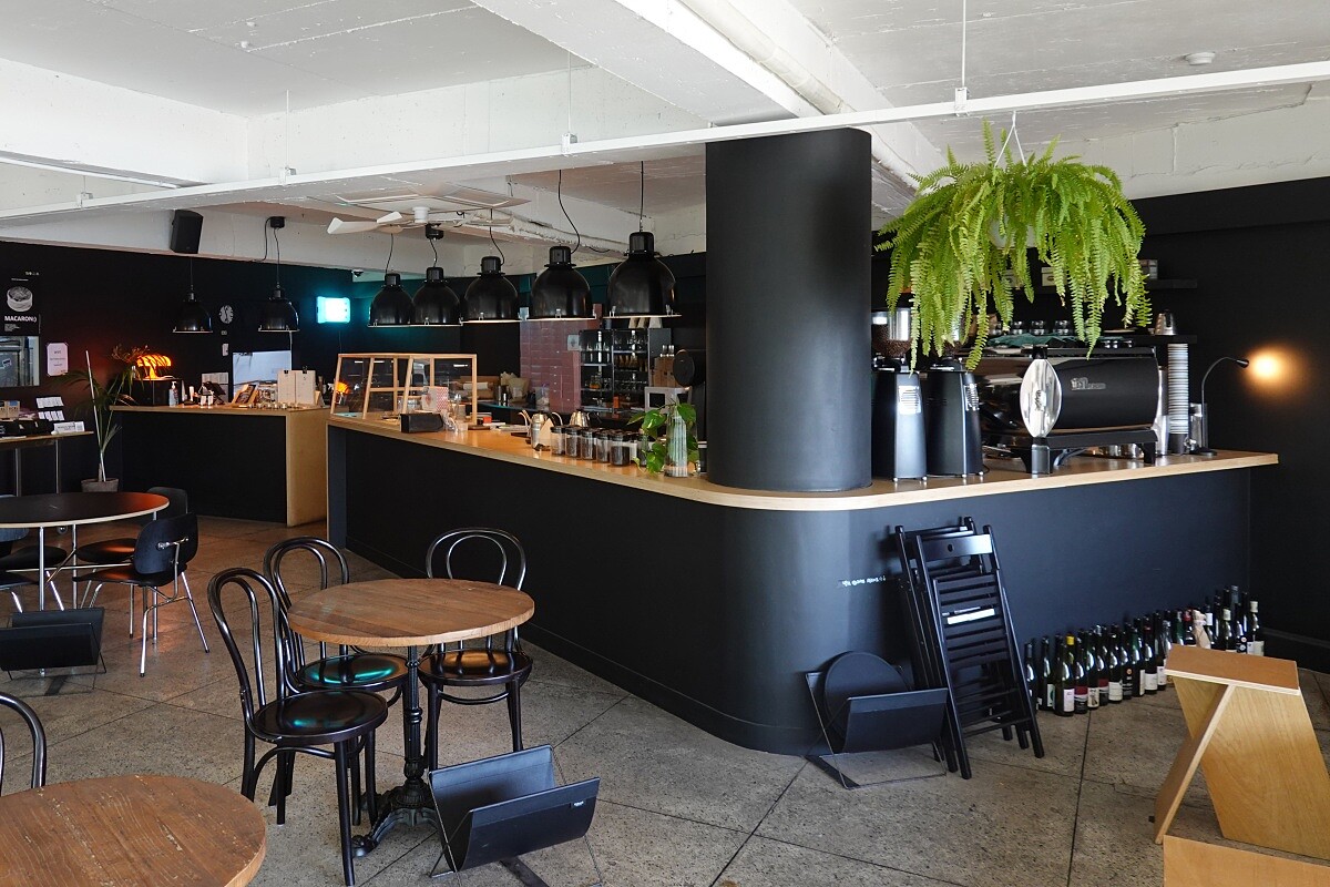 「BCBL Coffee Roasters」空間。