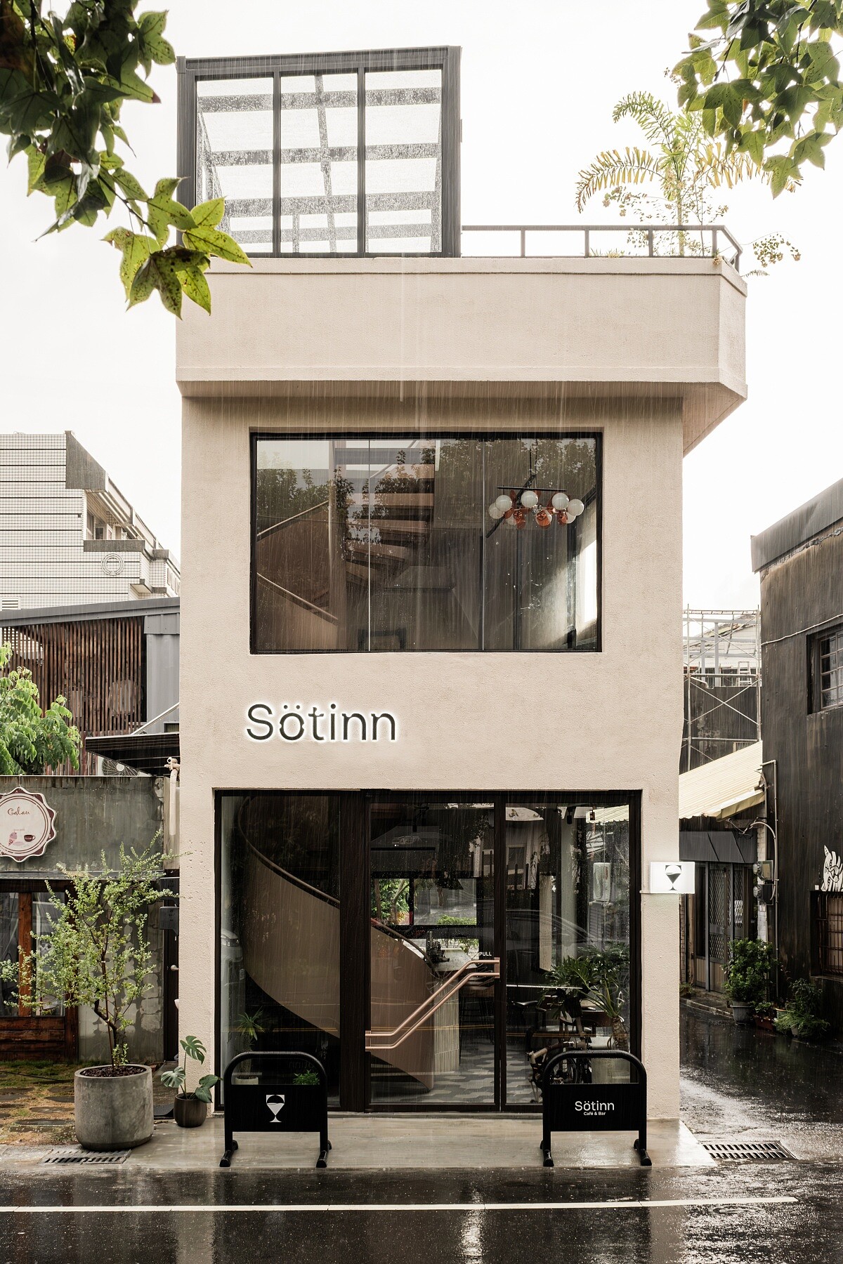 位於雲林虎尾的全新複合式空間「S&ouml;tinn 滴所」。